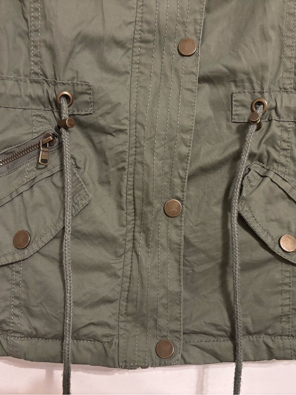 YMI Heather Green Cotton vest - Picture 4 of 6